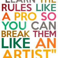 Artists, learn the rules before you break them!